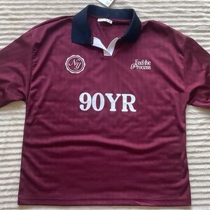 ZARA RETRO SOCCER TECH POLO US Men’s Size Medium